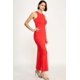 thumbnail image 3 of Vestido Largo con Cuello Alto y Abertura Lateral, 3 of 3