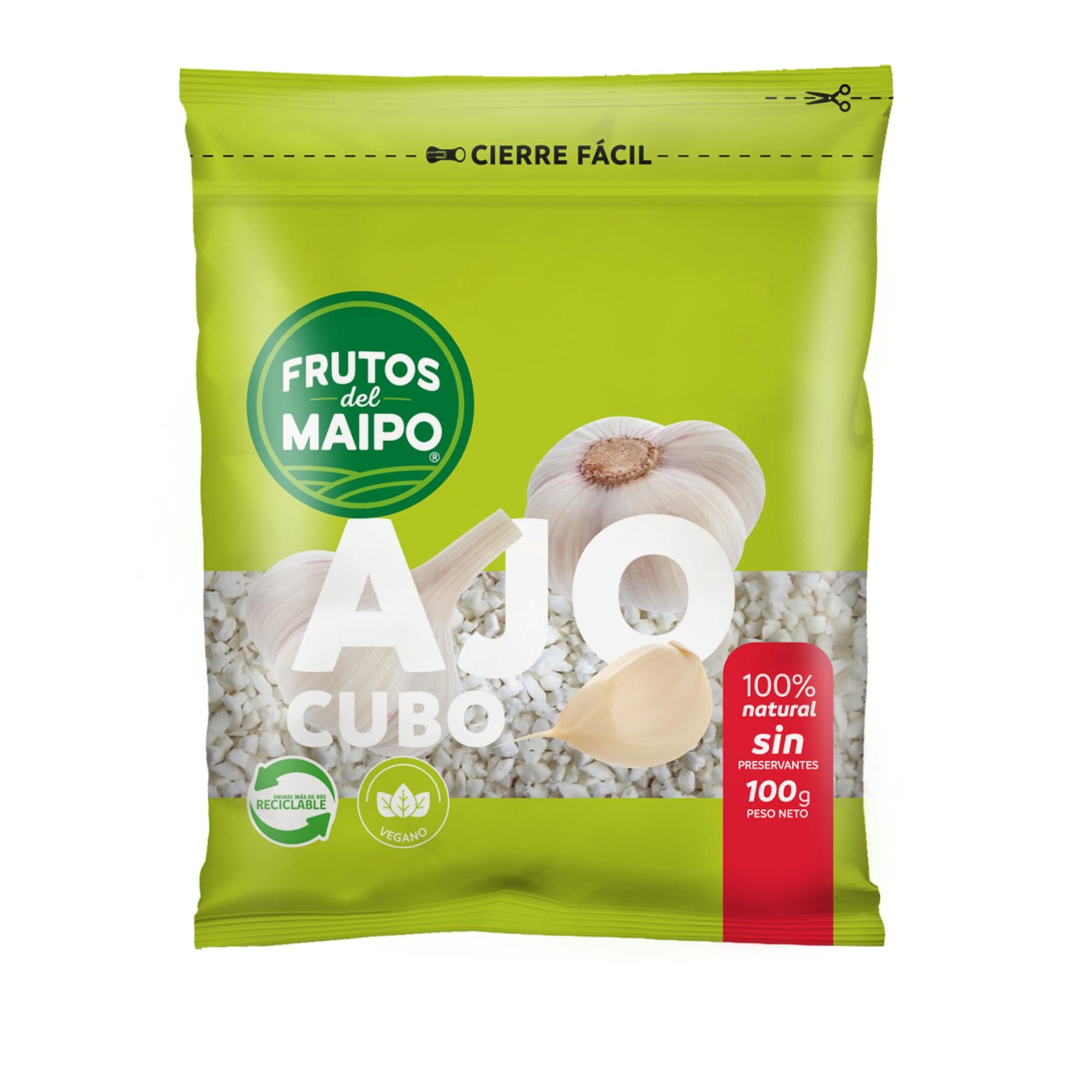 Ajo En Cubo 100 g Frutos del Maipo