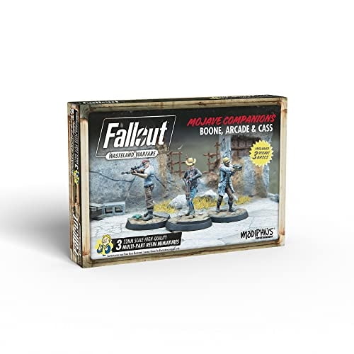 Modiphius Fallout Wasteland Warfare Boone Arcade y Cass Varios