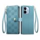 thumbnail image 1 of Funda Billetera con Cierre para [Xiaomi Redmi Note17 Pro] con Tarjetero, Soporte y Correa de ManoAzul, 1 of 5