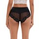 thumbnail image 3 of INSPIRE CHIC Bragas de Mujer Regreso a Clases Ropa Interior Cintura Alta Encaje Completo Cobertura S Negro, 3 of 4