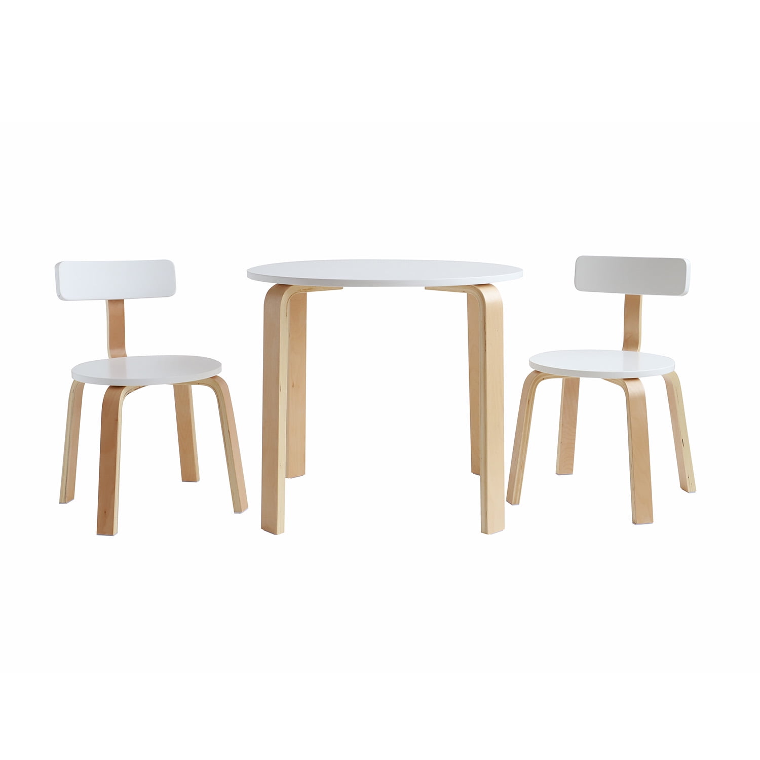 Set Mesa Y 2 Sillas Infantil Sitte Relan Simil Madera Nórdico