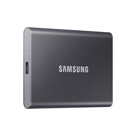 Unidad De Estado Sólido Externa Samsung T7 2Tb Usb 3.2 Gen 2 Gray