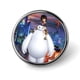 thumbnail image 1 of Baymax-Theme Round Button Badge: Premium Metal Construction, Ideal for High-End Events 2.8 cm, 1 of 6