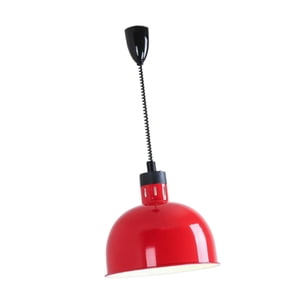 Bothyi - Lámpara Para Calentar Alimentos, Lámpara De Calor Retráctil Colgante Para Cafetería, Cocina, Buffet, Color Rojo