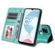 thumbnail image 5 of Funda tipo cartera FOXDOCK para Realme C25Y , diseño girasol en relieve, cuero PU, cierre magnético, soporte y tarjetero, 5 of 5