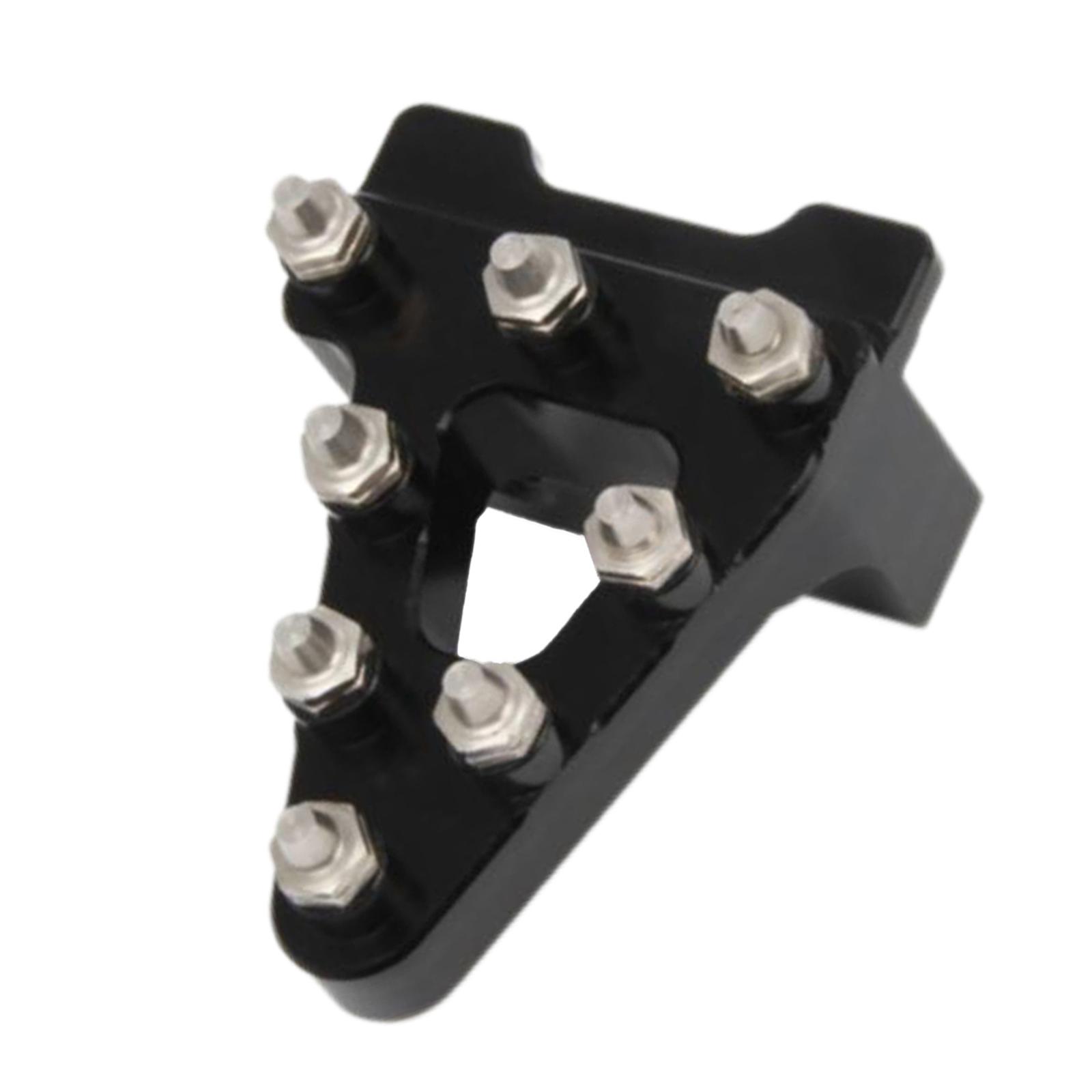 Ioensy - Punta De Placa De Pedal De Freno De Motocicleta Cnc Para Pit Bikes Durable Premium Black
