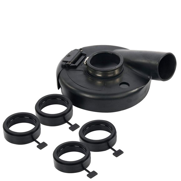 Cubierta de Protector de Polvo para Amoladora Angular YaeKoo 7 Negra