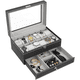 thumbnail image 1 of Caja Organizadora Relojes Y Joyas 2 Niveles Cofre Joyería, 1 of 9