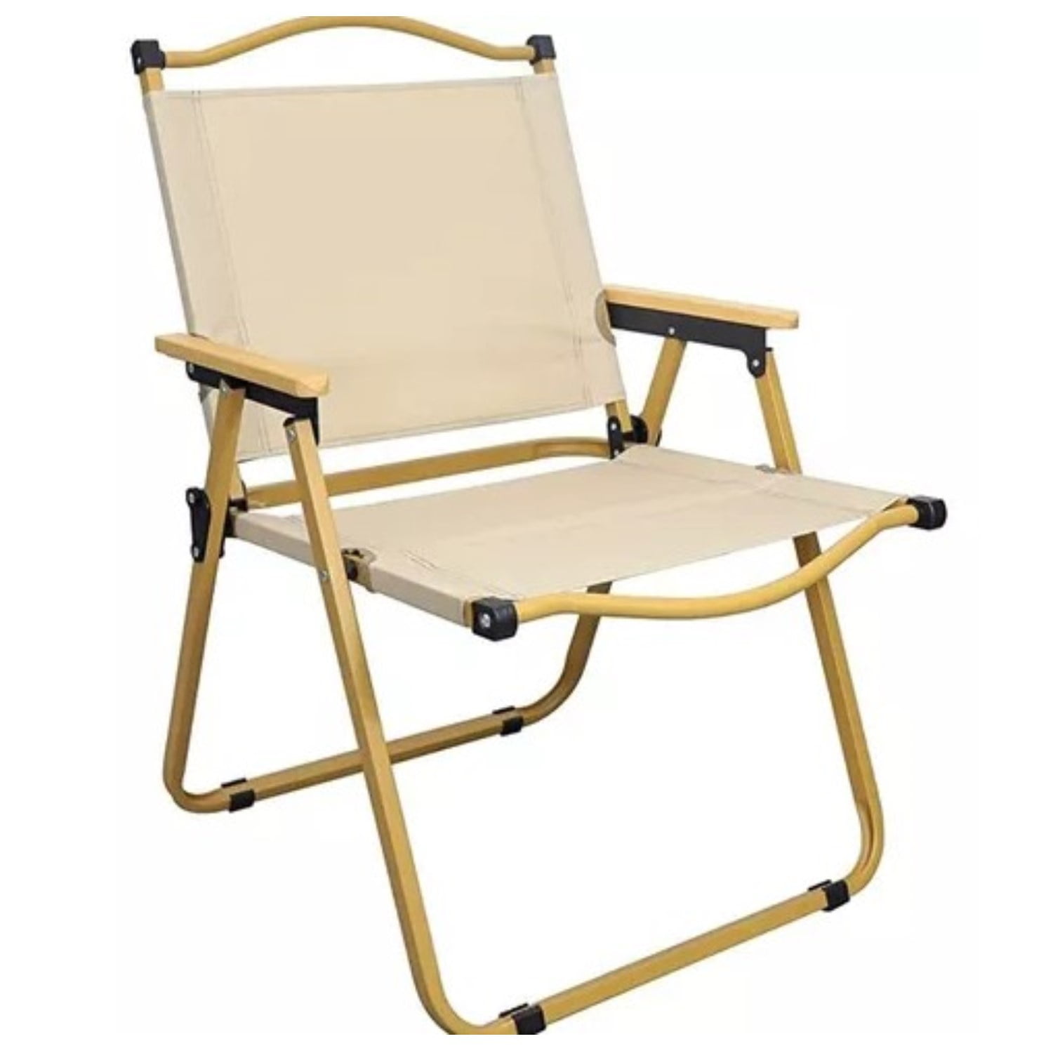 Vidita - Silla Plegable Portátil Camping Playa Picnic Pesca Negra