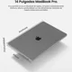 thumbnail image 5 of Tomtoc Funda Defender-A13 para MacBook Pro de 14" Rosado, 5 of 9