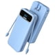 thumbnail image 1 of Cargador portátil Power Bank de 20000 mAh con cables integrados, 1 of 8