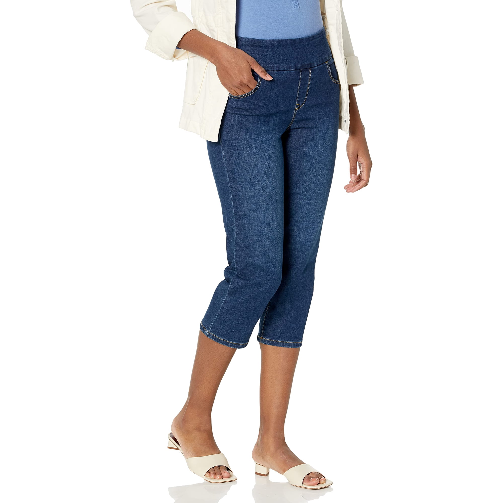 Pantalones Capri Gloria Vanderbilt Amanda Pull On Para Mujer