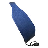 Magideal - Cojín De Soporte Para Coche, Cojín Trasero, Diseño Ergonómico, Antideslizante, Fácil De Instalar, Respaldo De Movimiento Para Estar Sentado Durante , Azul