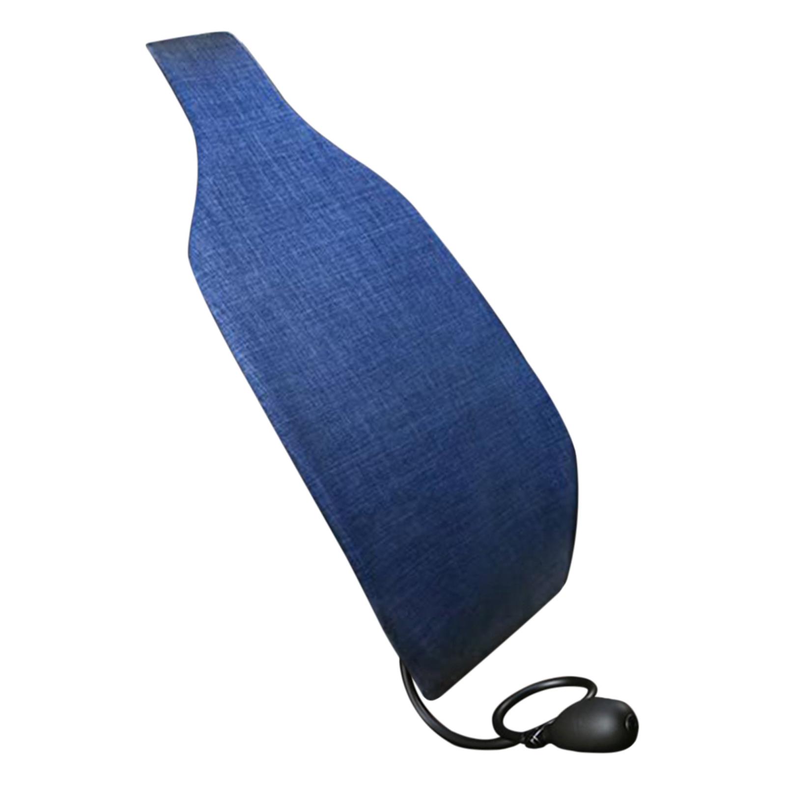 Magideal - Cojín De Soporte Para Coche, Cojín Trasero, Diseño Ergonómico, Antideslizante, Fácil De Instalar, Respaldo De Movimiento Para Estar Sentado Durante , Azul