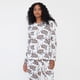 thumbnail image 3 of Pijama Mujer Full Print Polypeach Gris Corona, 3 of 5