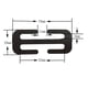 thumbnail image 5 of Ajustador de cinturón de seguridad, posicionador universal de correa de hombro y cuello para automóvil, clip de bloqueo universal para vehículo, 5 of 5