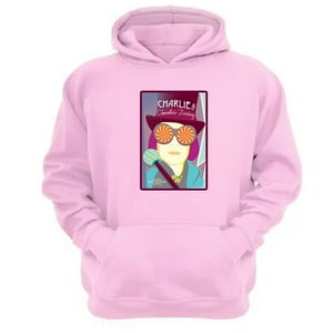 Genérico - Polerón Canguro Wonka Rosa Talla L Unisex