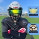 thumbnail image 4 of Protector Bucal de Fútbol LeCool con Correa Conectada – Protector Bucal 3D Beast Chrome para Adultos y Jóvenes – Flujo de Aire Máximo y Protección Dental (Negro, con Diamantes), 4 of 7