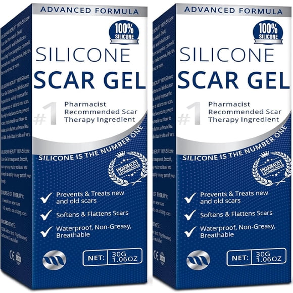 Gel para cicatrices MURASAKI BEAUTY, paquete de 2:2 tubos de 30 ml para cicatrices quirúrgicas