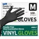 thumbnail image 1 of Guantes De Examen Desechables De Vinilo Negro 4 Mil 100 Unidades, 1 of 8