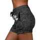 thumbnail image 2 of Mujer Fashion Shots Summer Gato Paw Impreso Beach Shots Casual Elastic Waist Spots Shot Pants con Drawstring, 2 of 7