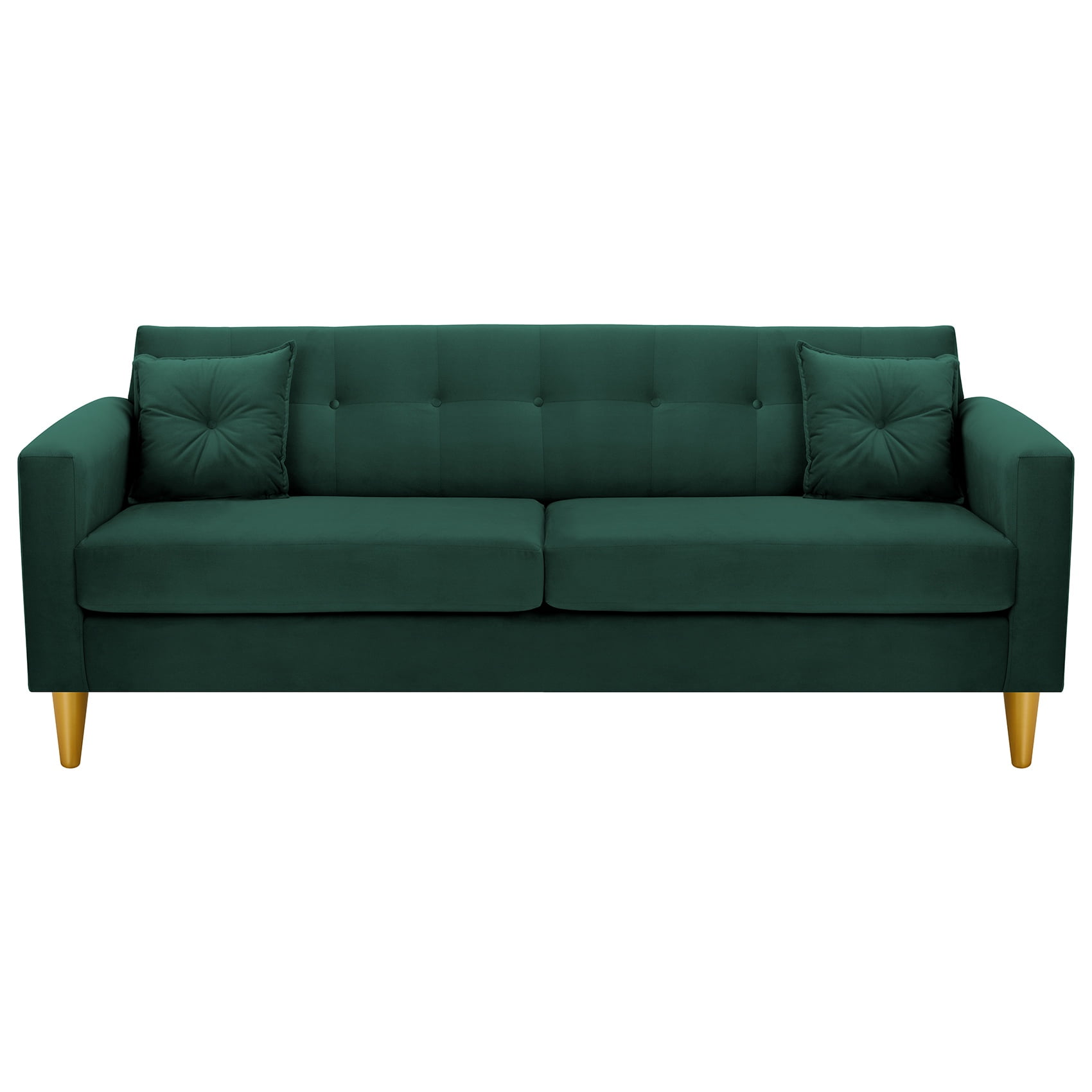 Bodevir - Sofa New Retro 3cg Felpa 01 Verde Botella