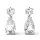 thumbnail image 1 of Pendientes Swarovski Mesmera Drop con piedras grandes y transparentes de talla mixta, 1 of 5