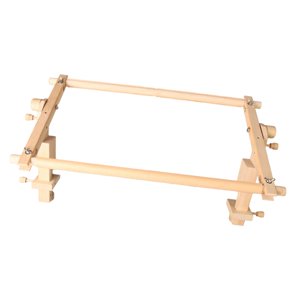 Magideal - Soporte De Madera Para Punto De Cruz Con Abrazadera Giratoria, Soporte Multifuncional Para Manualidades, Soporte Para Bordado Ajustable, Acolchado, Br
