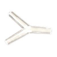 Magideal - Conector De Bomba De Aire Para Acuario En Forma De Y, Accesorio De Línea De Aire Transparente, Piezas De Repuesto De 3 Vías, Conector De Tubo De Aire,