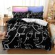 thumbnail image 1 of Pride Day Rainbow Colorful Stripes Quilt Duvet Cover Set Doona Cover Bedding3-Piece Bedding Set, 1 of 5