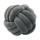 thumbnail image 4 of Nudo Almohada Bola Grueso Cómodo Almohadas Anudadas Para Sala De Estar Hogar Sofá Gris Oscuro, 4 of 6