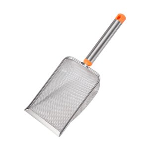 Ioensy - Pala Para Arena De Gatos, Tamiz, Pala Para Arena De Metal Para Conejos, Suministros Para Mascotas, Malla De Conejito De 2,8X2,8Mm