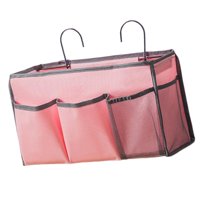 Bothyi - Organizador De Cabecera Portátil Cesta De Almacenamiento Colgante De Cabecera Para Dormitorio Rosa