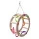 thumbnail image 4 of Soporte De Escalera De Madera, Juguete Colgante, Guacamayos, Pinzones Trepadores, Columpio, Rueda De Pájaros, Juguete De 22cm De Diámetro, 4 of 5