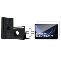 Joigo - Carcasa Giratoria + Lamina Para Samsung S9 Fe 10.9 Pulg Negro