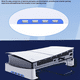 thumbnail image 5 of Soporte horizontal para consola PS5 Slim y PS5 Pro con 4 concentradores USB, soporte lateral de diseño mini compatible con PS5 Slim, Pro Disc y Digital Edition-Blanco, 5 of 7