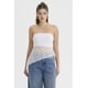 thumbnail image 1 of Polera Mujer Strapless Encaje Blanco, 1 of 4