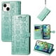 thumbnail image 1 of Funda Cartera FOXDOCK para iPhone 14 Plus , Flip PU con Relieve de Gatos y Perros, Tarjetero y Soporte, 1 of 6
