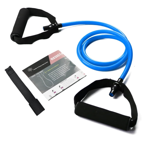 Bandas de resistencia zhiamz con asas para entrenamiento (18 kg)