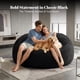 thumbnail image 3 of Silla Puff Codi 183 cm Extra Grande de Espuma Negra, 3 of 7