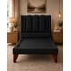 thumbnail image 1 of Cama 1,5 plaza Milano + Respaldo 1,5P Milano Negro + Colchón 1,5P Mery Desing, 1 of 5