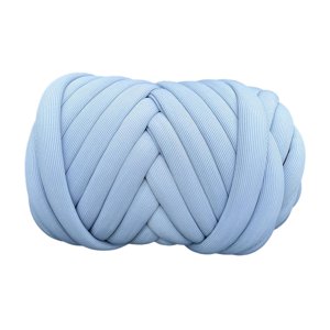 Bothyi - Chunky Yarn 62.3Ft Hilo Tubular Lavable Jumbo Para Macramé Throw Pillow Sky Blue