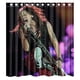 thumbnail image 1 of Cortina de ducha de Aerosmith con el cantante Stevens Tyler, juego de cortinas de baño con ganchos, tamaño 66 x 72 pulgadas, 1 of 3