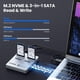 thumbnail image 2 of Clonador SSD Coolpie CR311 NVME/SATA 3 en 1 USB 3.2 Gen2*2, 2 of 3