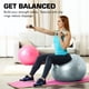 thumbnail image 2 of Pelota de yoga ProBody Pilates colores frescos de 65 cm para ejercicio, 2 of 9
