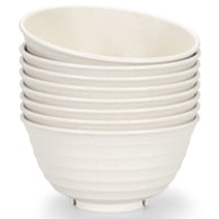 Juego De Ensaladeras Homestockplus, 1,8 L, Paja De Trigo Sin Bpa [8 Unidades]