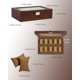 thumbnail image 5 of Watch Box GUKA - Expositor de madera y cristal con 10 ranuras, color marrón, 5 of 7