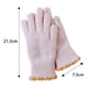 thumbnail image 4 of Guantes de invierno para mujer, 1 par, color elástico, grueso, suave, de felpa, cálidos, resistentes al viento., 4 of 5