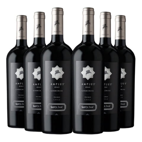 Santa Ema - 6 Vinos One Amplus Carmenere, 750 Ml, 14%